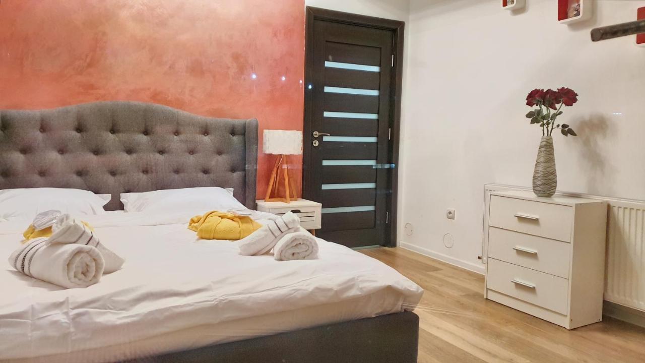 Appartamento Cozy Penthouse In A New Business Building In City Center. Free Private Parking Cluj-Napoca Esterno foto